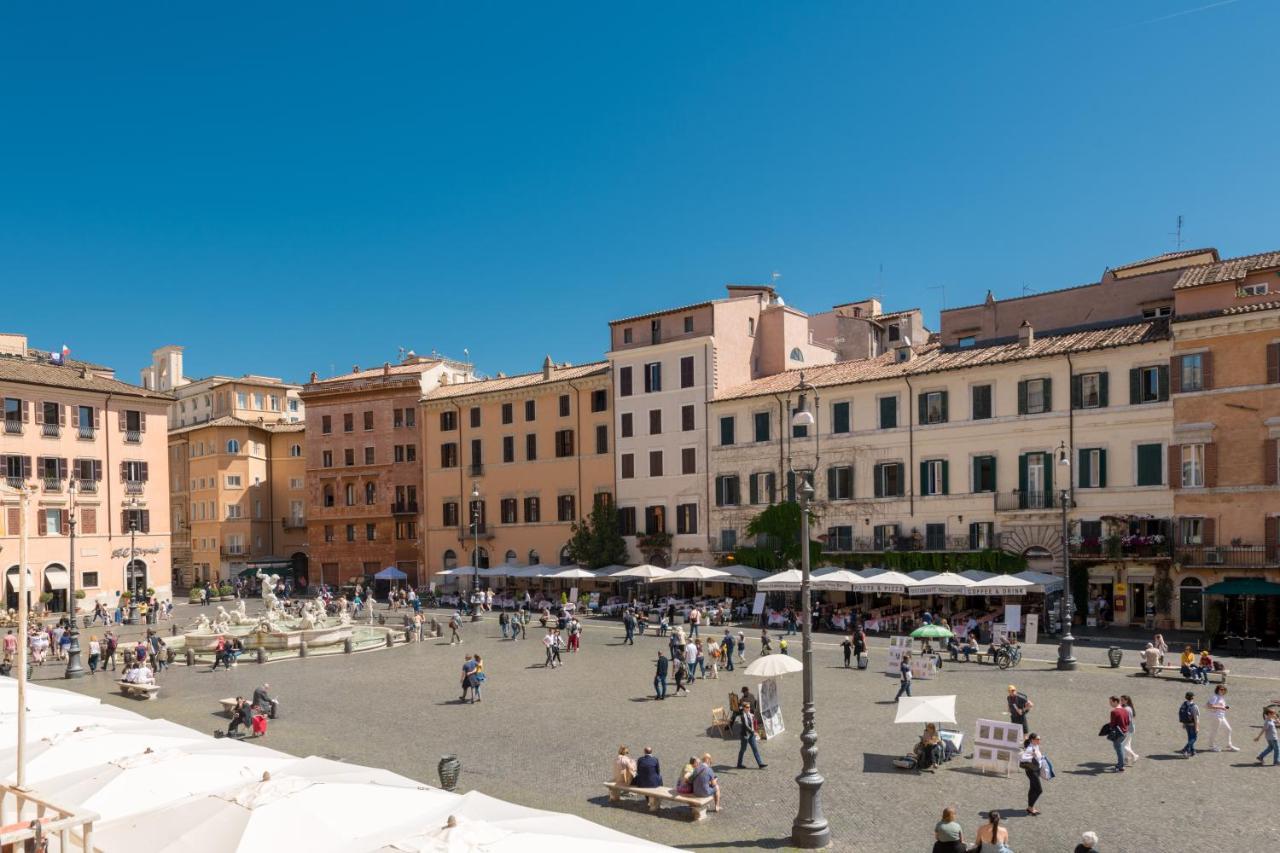 New! Amazing Piazza Navona View Apartment Rome Exterior photo